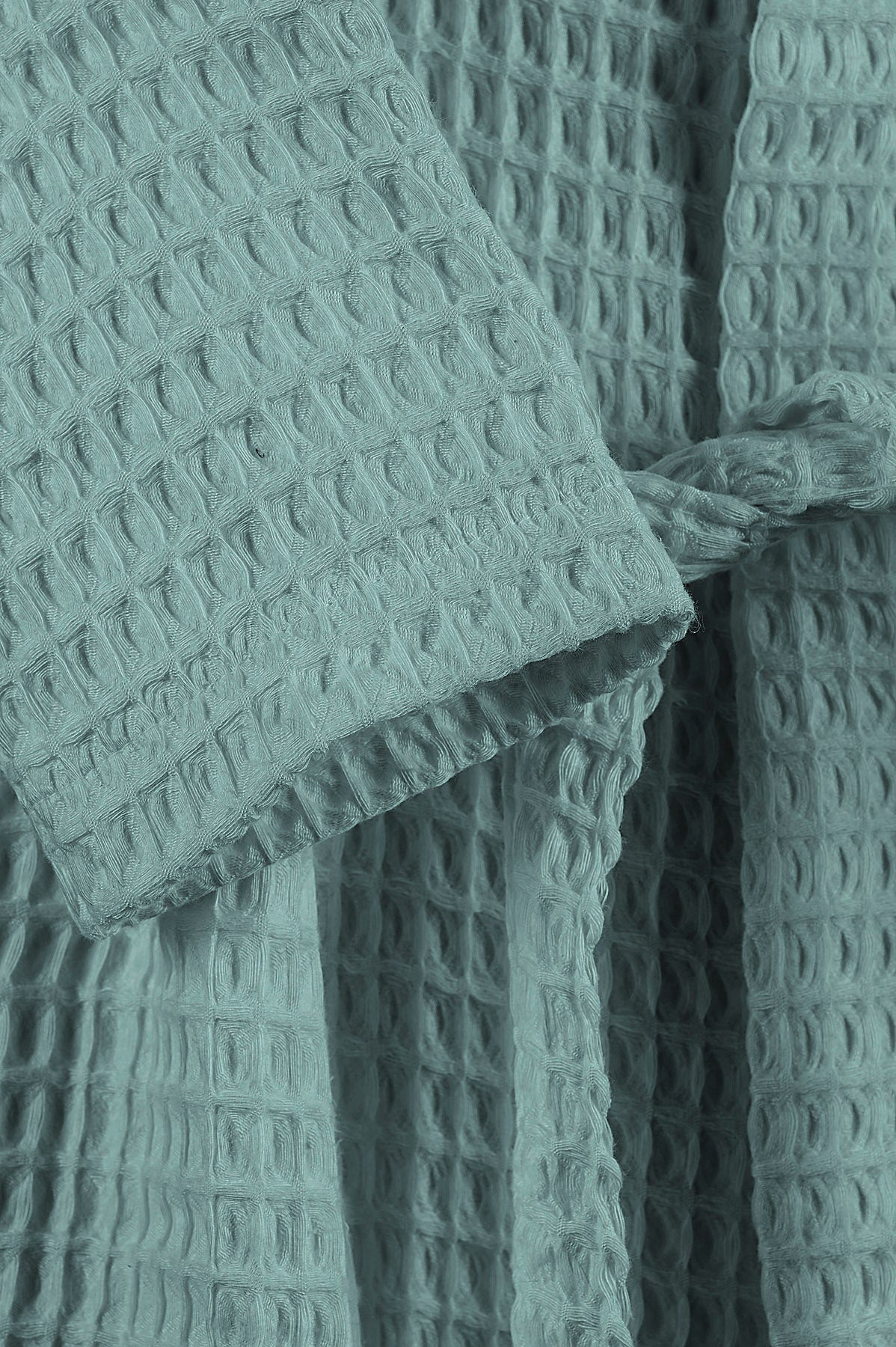 Szlafrok kimonowy z micromodalu - SAGE GREEN